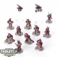 Tau Empire - 10 x Pathfinder Team - bemalt