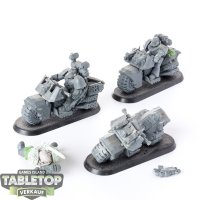 Space Marines - 3x Bike - unbemalt