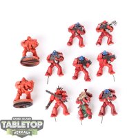 Blood Angels - 10 x Tactical Squad - teilweise bemalt