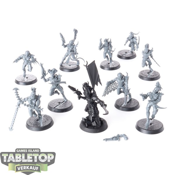 Drukhari - 10 x Wyches - teilweise bemalt