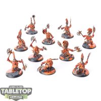 Fyreslayers - 10 x Vulkite Berzerkers - bemalt