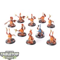 Fyreslayers - 10 x Vulkite Berzerkers - bemalt