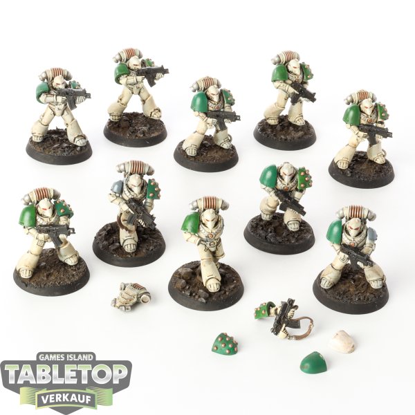 Horus Heresy - 10x Legion MKVI Tactical Squad - bemalt