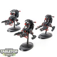 Necrons - 3x Tomb Blades - teilweise bemalt