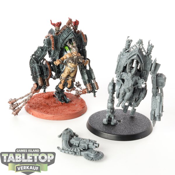 Adepta Sororitas - 2 x Penitent Engines - teilweise bemalt