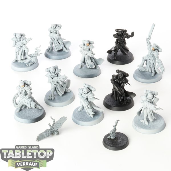 Adepta Sororitas - 10 x Adepta Sororitas Battle Sisters Squad - teilweise bemalt