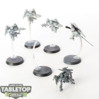 Adepta Sororitas - 5 x Seraphim Squad - teilweise bemalt