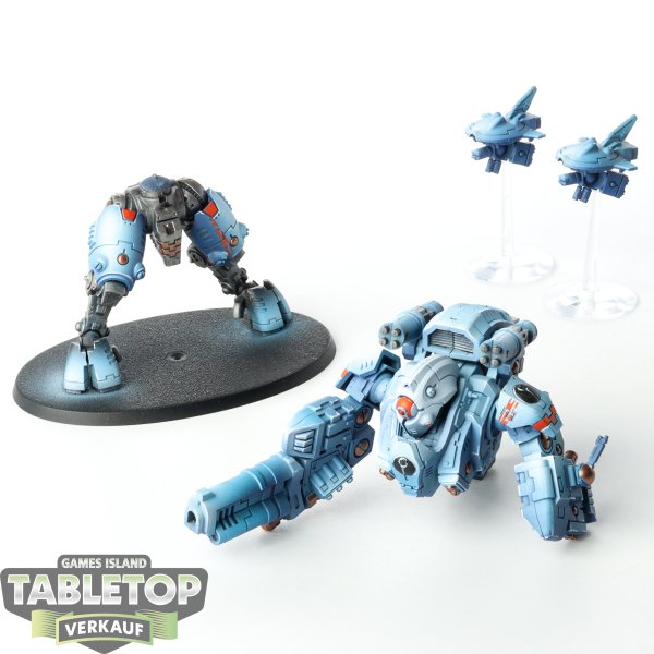 Tau Empire - XV95 Ghostkeel Battlesuit - bemalt