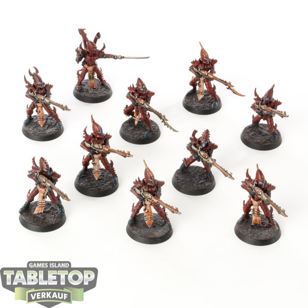 Drukhari - 10x Kabalite Warriors - bemalt