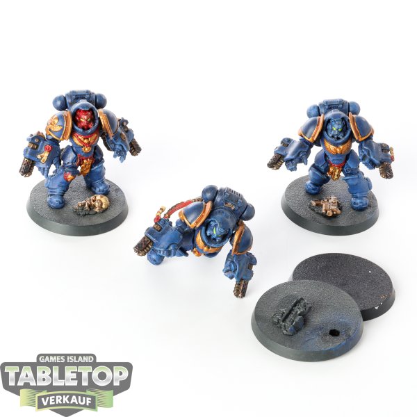 Ultramarines - 3 x Primaris Aggressors - bemalt