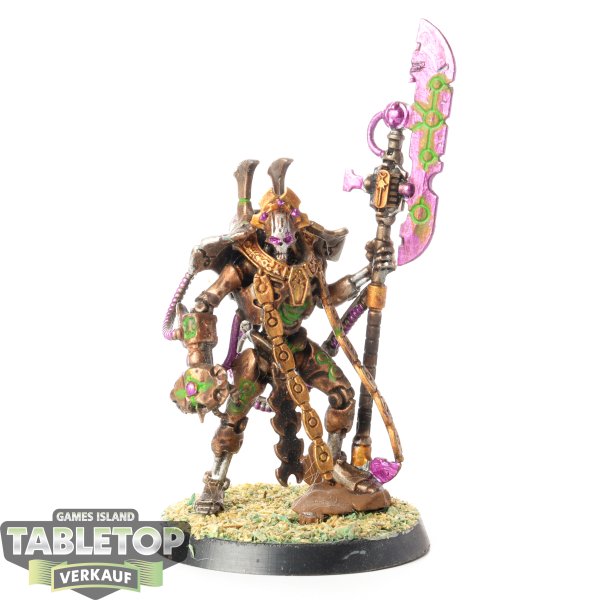 Necrons - Overlord with Tachyon Arrow - bemalt