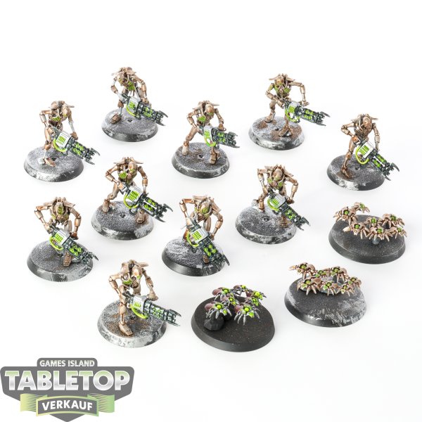 Necrons - 10 x Necron Warriors - bemalt