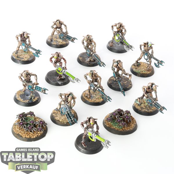 Necrons - 12 x Necron Warriors - bemalt