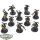 Chaos Space Marines - 10x Chaos Space Marines - teilweise bemalt