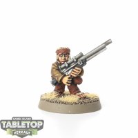 Astra Militarum - 1x Ratling Sniper klassisch - bemalt