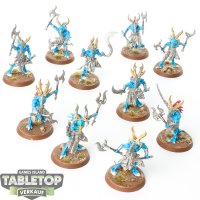 Disciples of Tzeentch - 10x Tzaangors - teilweise bemalt