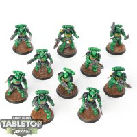 Salamanders - 10x Phobos Strike Team - bemalt