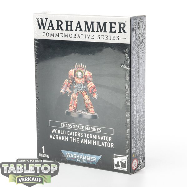 Chaos Space Marines - Azrakh the Annihilator Limited Edition - Originalverpackt / Neu