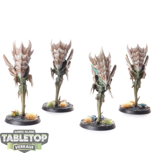 Tyraniden - 4 x Zoanthropes - bemalt