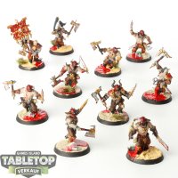 Blades of Khorne - 10 x Bloodreavers - bemalt