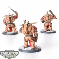 Beasts of Chaos - 3 x Bullgors - gut bemalt