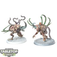 Beasts of Chaos - 2x Chaos Spawn - teilweise bemalt