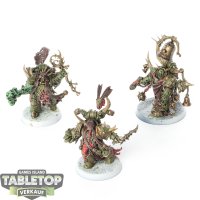 Death Guard - 3x Chosen of Mortarion - bemalt