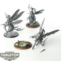 Maggotkin of Nurgle - 3 x Plague Drones of Nurgle - unbemalt