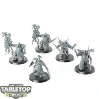 Maggotkin of Nurgle - 5 x Putrid Blightkings - unbemalt