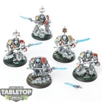 Grey Knights - 5x Grey Knights Terminators - bemalt