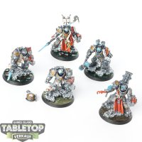 Grey Knights - 5x Grey Knights Terminators - bemalt