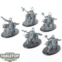 Slaves to Darkness - 5x Chaos Knights - unbemalt