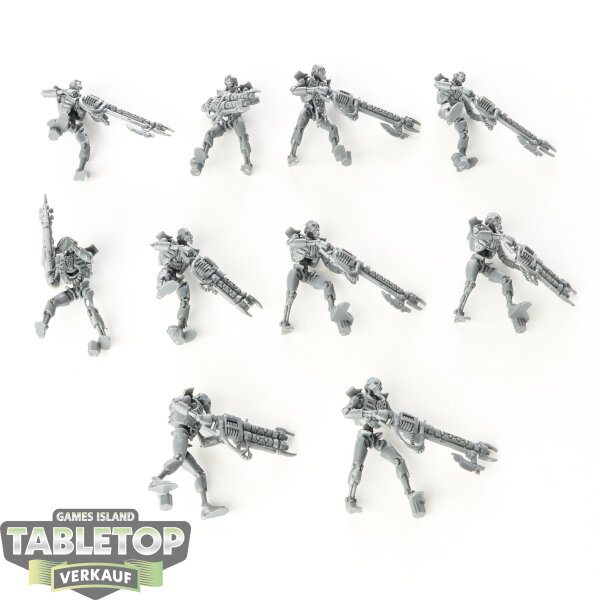 Necrons - 10x Necron Warriors - unbemalt
