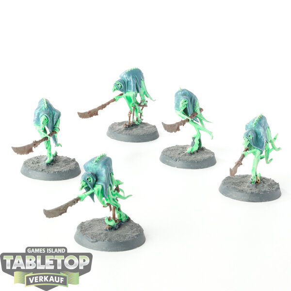 Nighthaunt - 5x Glaivewraith Stalkers - bemalt