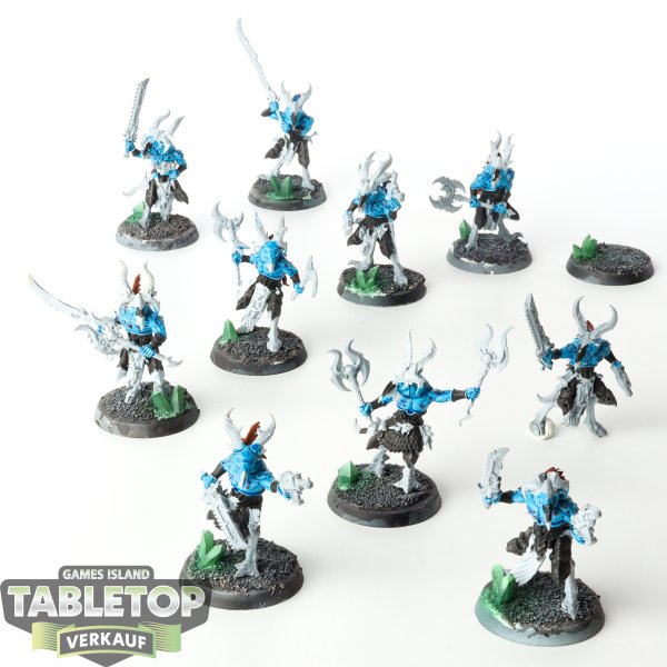 Thousand Sons - 10x Tzaangors - teilweise bemalt