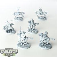 HdR Figuren - Gut - 6x Riders Of Rohan - grundiert