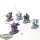 Slaves to Darkness - 5x Chaos Knights - teilweise bemalt