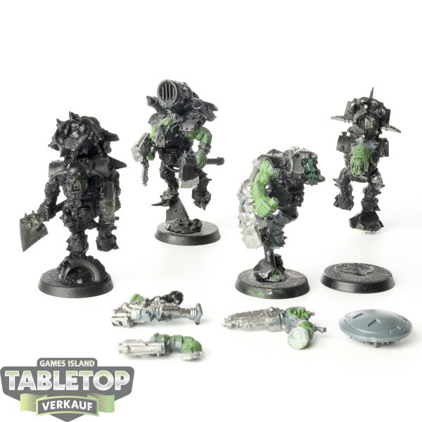 Orks - 4 x Ork Stormboyz - teilweise gebaut