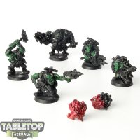 Orks - 5 x Ork Tankbustas - teilweise bemalt