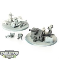 Astra Militarum - 2 x Field Ordnance Battery - teilweise...