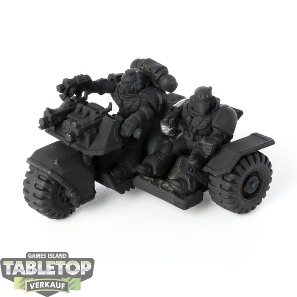 Space Marines - Attack Bike - grundiert