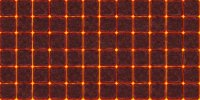 Playmats.eu - Rubber Zones for Warhammer 40k (5 Pieces) - 12"x6" / 30,5 x15cm - Lava Corridor