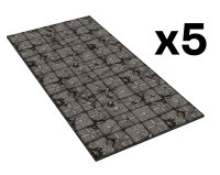 Playmats.eu - Rubber Zones for Warhammer 40k (5 Pieces) -...