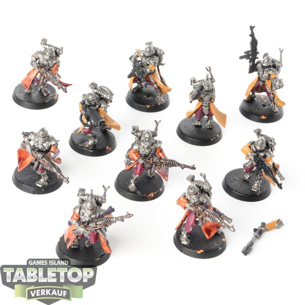 Adeptus Mechanicus - 10x Skitarii Vanguard - bemalt