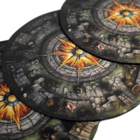 Playmats.eu - Objective Markers for Age of Sigmar 4th Edition / Warhammer 40k (8 Pieces) - Ancient Relic