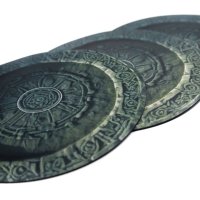 Playmats.eu - Objective Markers for Age of Sigmar 4th Edition / Warhammer 40k (8 Pieces) - Natural Seal