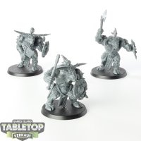 Beastmen Brayherds - 3 x Bullgors - unbemalt