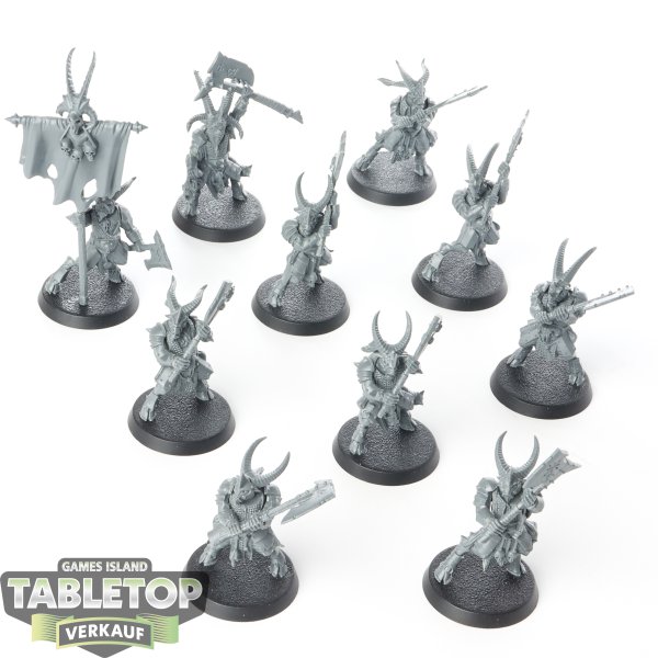 Beasts of Chaos - 10x Bestigors - unbemalt