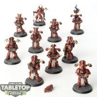 Thousand Sons - 10 x Rubric Marines - teilweise bemalt