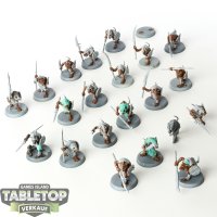 Skaven - 20 x Clanrats - teilweise bemalt